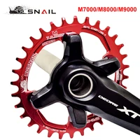 bicycle crank sprocket disc positive and negative tooth single disc 96bcd 32t 34 36 38t suitable for m7000 m8000 m9000 oval disc
