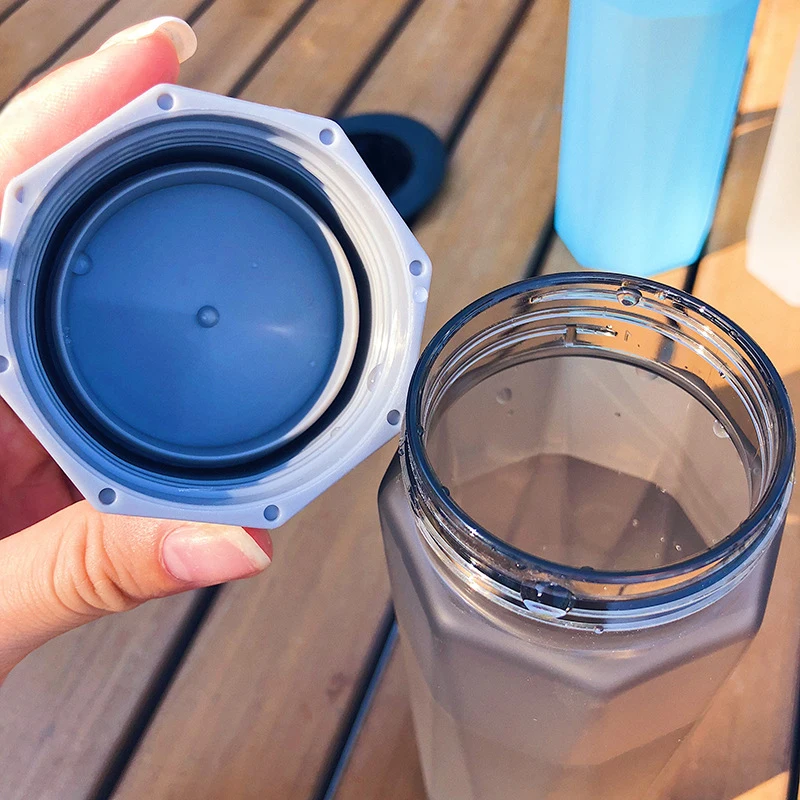 380 мл креативная многоугольная космическая чашка с крышкой пластиковая