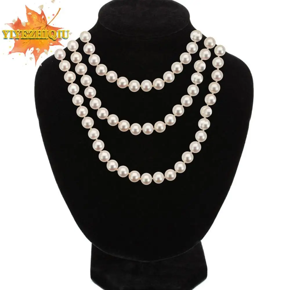 Летние женские вечерние пляжное длинное ожерелье из бисера Имитация Жемчуга