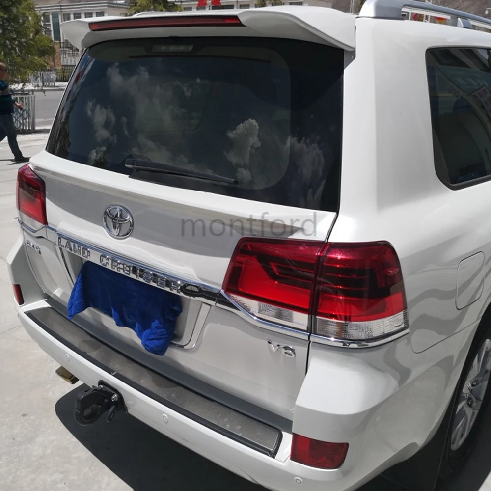 SHCHCG для Toyota Land Cruiser LC200 2008-2012 неокрашенный праймер из АБС-пластика задний спойлер