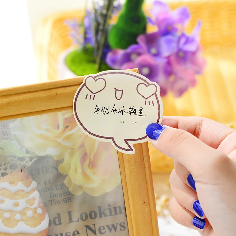 8 шт./лот Kawaii бумажная наклейка для лица дневник планировщик почтовый маркер