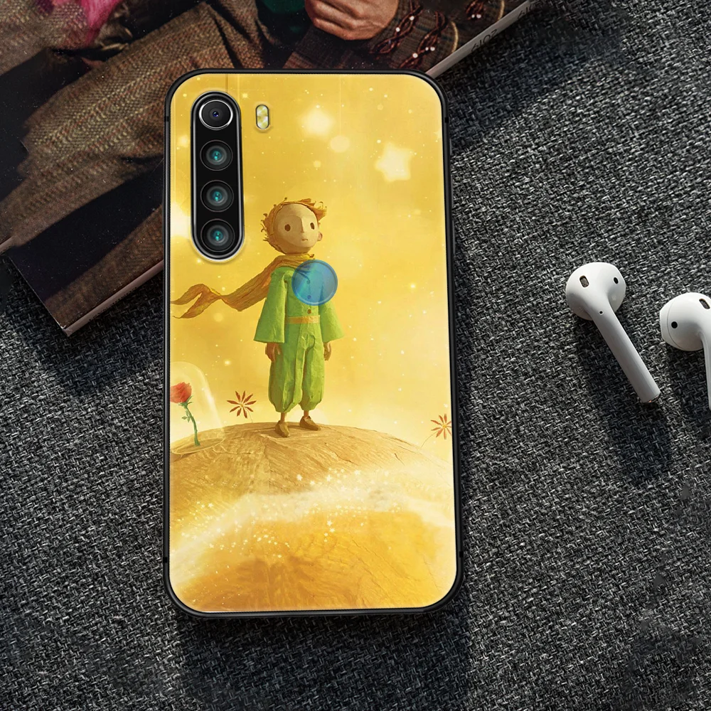 

Cartoon The Little Prince and the fox Phone Case Cover Hull For XIAOMI Redmi 7 7a 8 8a 9 10X NOTE 6 7 7s 8 8t 9 9s Pro Max black