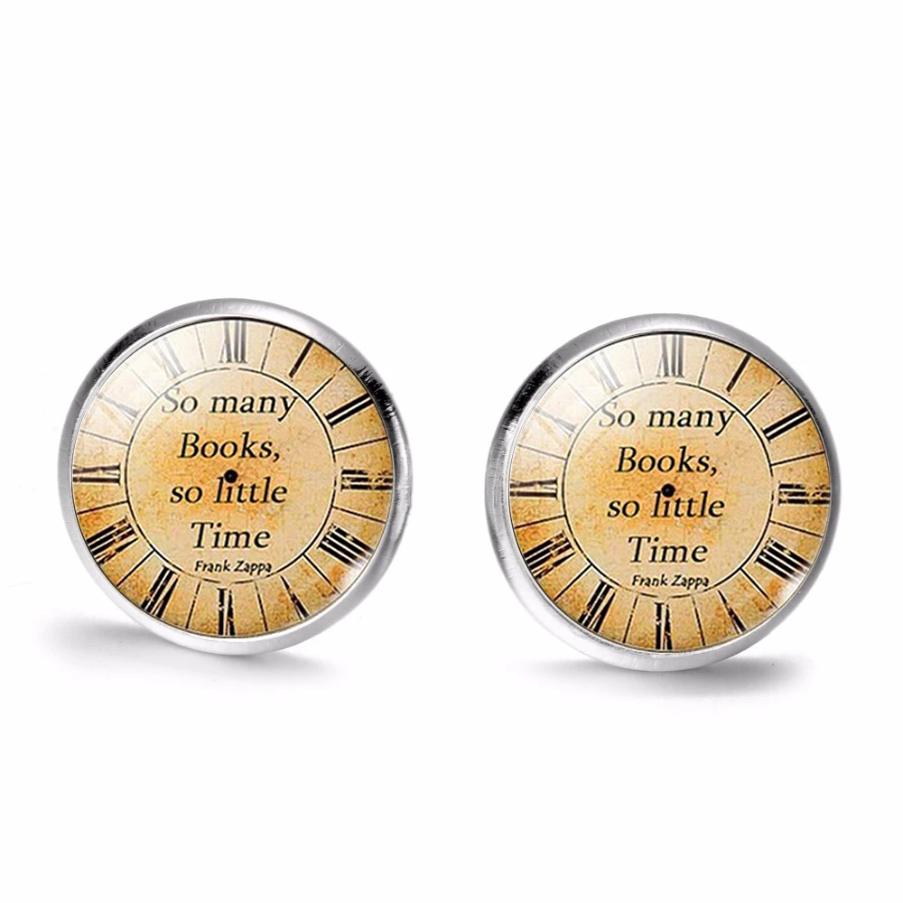 Винтажные серьги-гвоздики SONGDA в стиле стимпанк с принтом старых часов так много