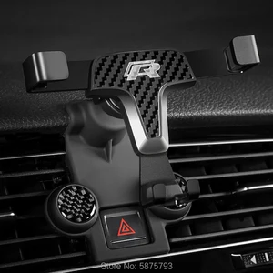for vw golf 7 7 5 special air outlet navigation frame car mobile phone base mk7 rline modification decorati car accessorie free global shipping