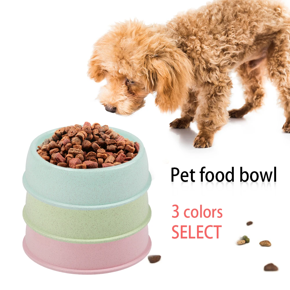 Миска из пшеничной соломы для питомцев миска еды собак и кошек Нескользящая