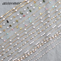 assoonas c6318k gold chaindiy chainjewelry accessorieshand madejewelry makingjewelry findingsbracelet necklace1mlot