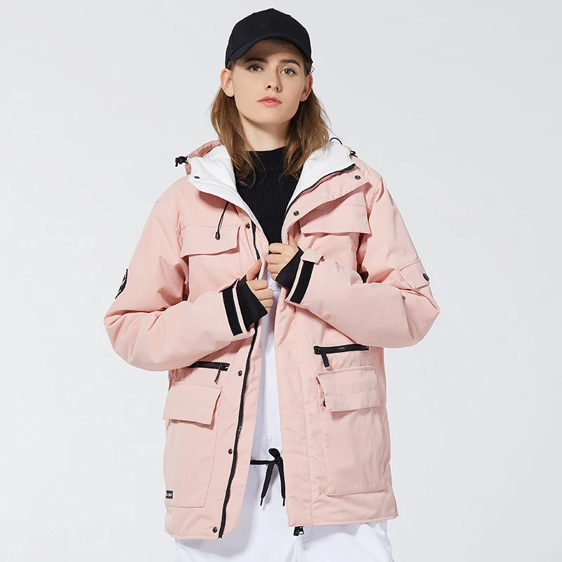 Лыжный костюм для женщин и мужчин водонепроницаемый теплый дышащий комбинезон