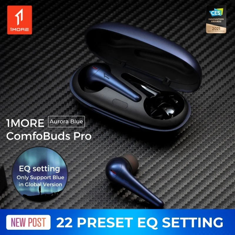 1MORE Comfobuds Pro ES901 ANC Шум Шумоподавления Bluetooth 5 0 наушники вкладыши TWS с Беспроводной