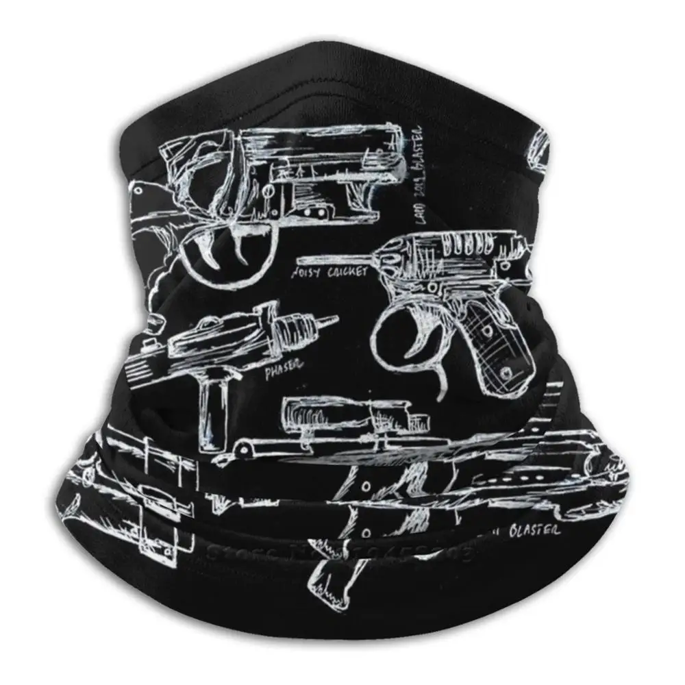 

Sci-Fi Weapons Microfiber Neck Warmer Bandana Scarf Face Mask Science Fiction Film Cinema Movie Action Guns Rifles Plasma