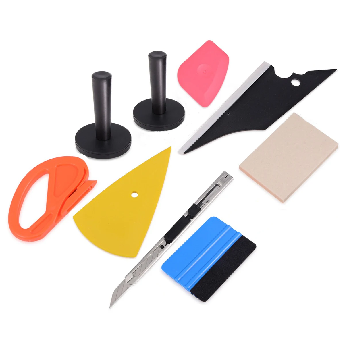 AILPROC виниловая автомобильная пленка скребок наклейка скребка магнитный