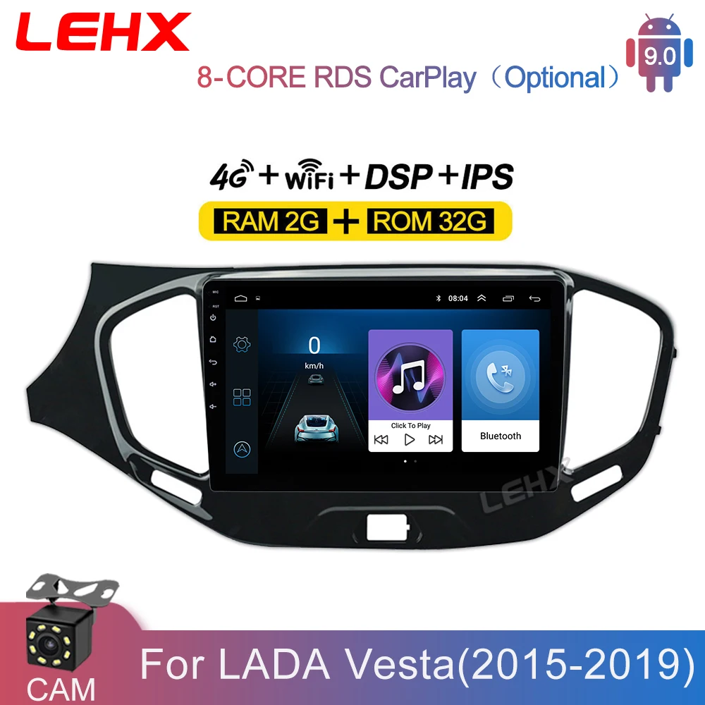

RAM 2G+ROM 32G Android 9.0 Car Player GPS Navigation Multimedia For LADA Vesta Cross Sport Radio 2015 2016 2017 2018 2 din gps