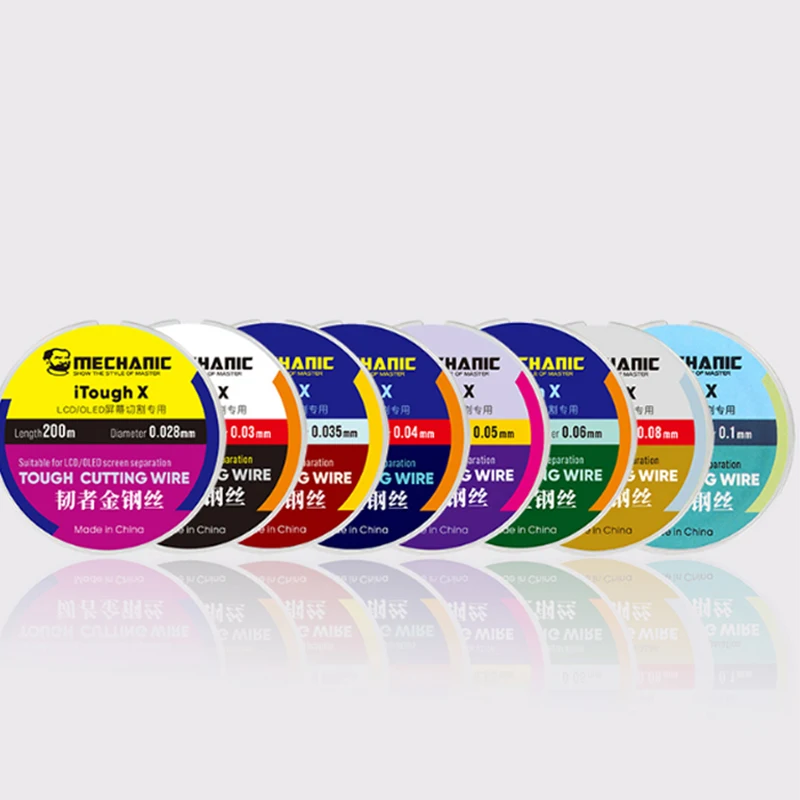 Механический 0 028/0 035 мм 200 м стальной сплав молибденовая резка разделение
