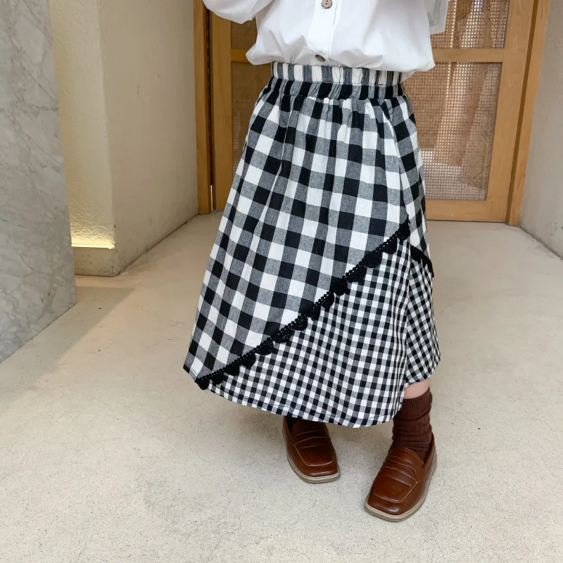 Новинка осени 2020 клетчатая юбка в японском ретро стиле для девочек