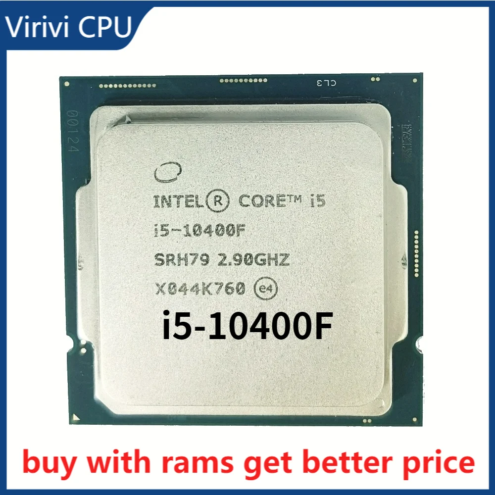 

Intel Core i5 10400F CPU Processor 2.9GHz Six-Core 65W LGA 1200