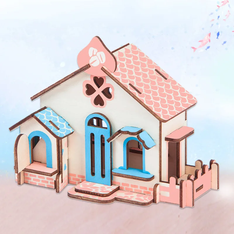 

New DIY Assembly Handmade 3D Wooden Puzzle Vehicle Construction Model DIY Assembly Toys For Children Kids Birthday Gifts
