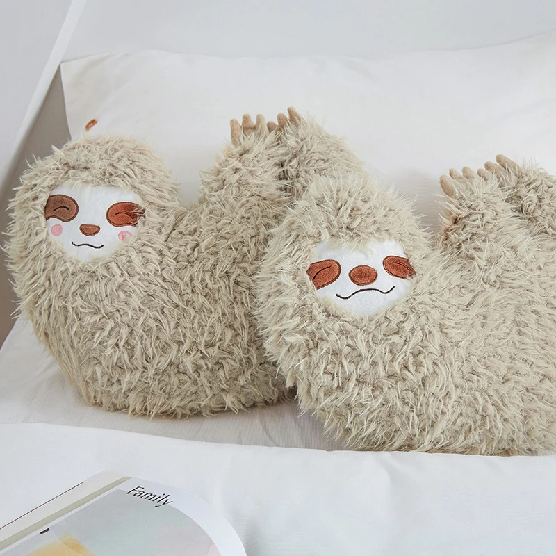 1PC Plush Bradypod Cushion Throw Pillows For Kids Baby Home Room Decoration Soft Bed Sofa PP Cotton | Дом и сад
