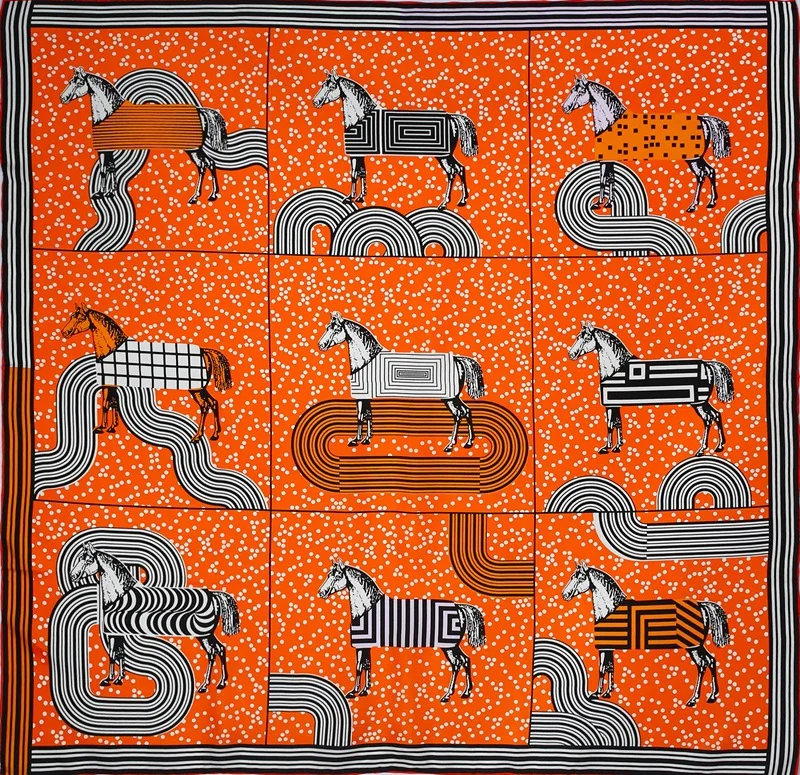 

Womens Designer Twill Silk Scarf 90 Hand Rolled Scarf Square Mulberry-Scarf 100% Foulard Femme Soie De Marque De Luxe horse