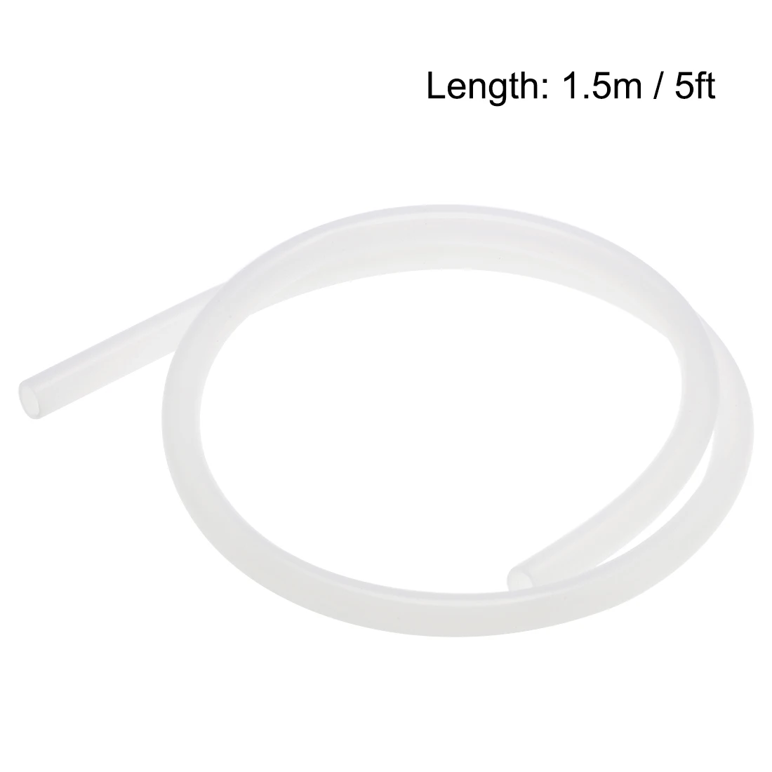 

uxcell 1 Pcs Silicone Tubing, 16mm ID x 21mm OD 5ft Rubber Tube Air Hose Water Pipe for Pump Transfer, Semi Clear