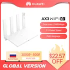 Двухъядерный беспроводной маршрутизатор HUAWEI Wi-Fi 6 + AX3, глобальная версия Мбитс, 5 ГГц, усилитель ретранслятора, WiFi6, многоязычная сетка, Wi-Fi, 3000