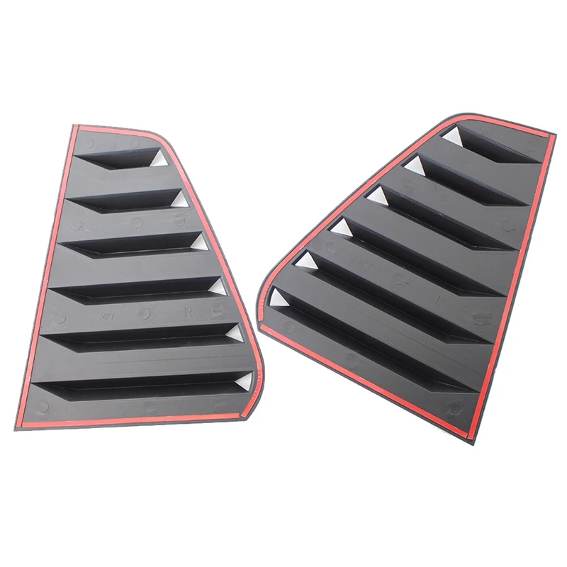 

2PCS Matte Black Side Window Louvers Sun Shade Cover for GOLF MK7 MK7.5 R 2014-2019