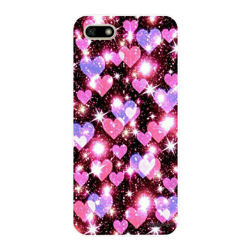 64AA Блестящий граффити Мягкий Силиконовый ТПУ чехол для телефона Huawei Honor 7A PRO 5 45 7 7C