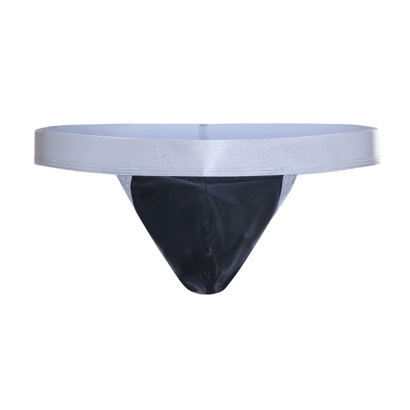 Мужские трусы джоки с открытой спиной Черные стринги промежностью сексуальное