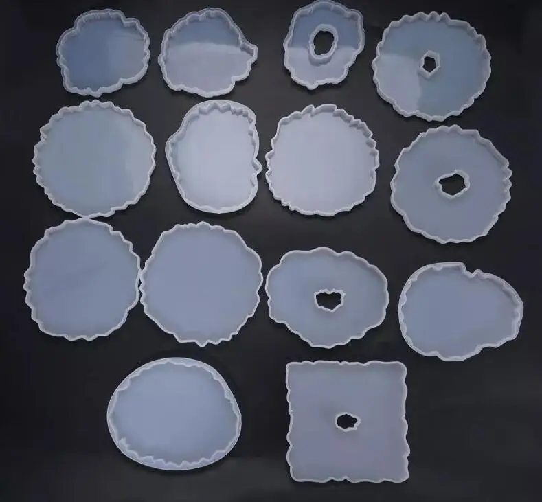 15 шт. Агат каботажное судно смолы литейная форма силиконовые эпоксидная смола