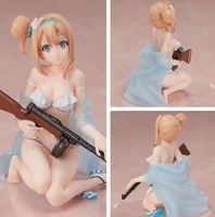 anime girls frontline suomi kp 31 sexy girl pvc action figure toy 10cm