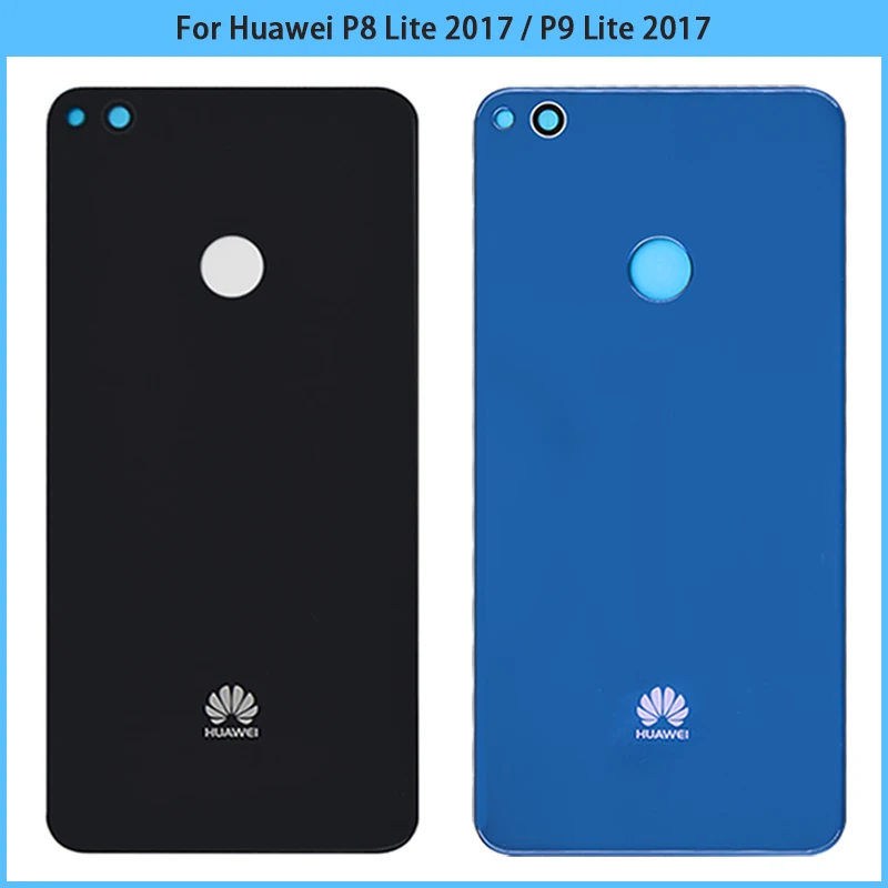 10 шт. Новинка для Huawei P8 Lite 2017 / P9 задняя крышка батарейного отсека 3D стеклянная