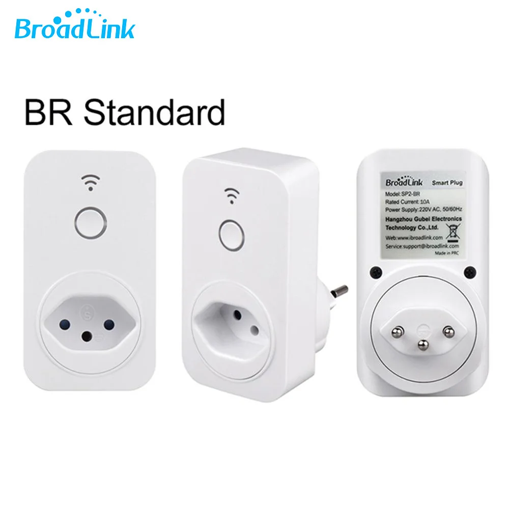 Broadlink оригинальный SP2 умный бразильский контроллер розеток WiFi BR UK штекер таймер