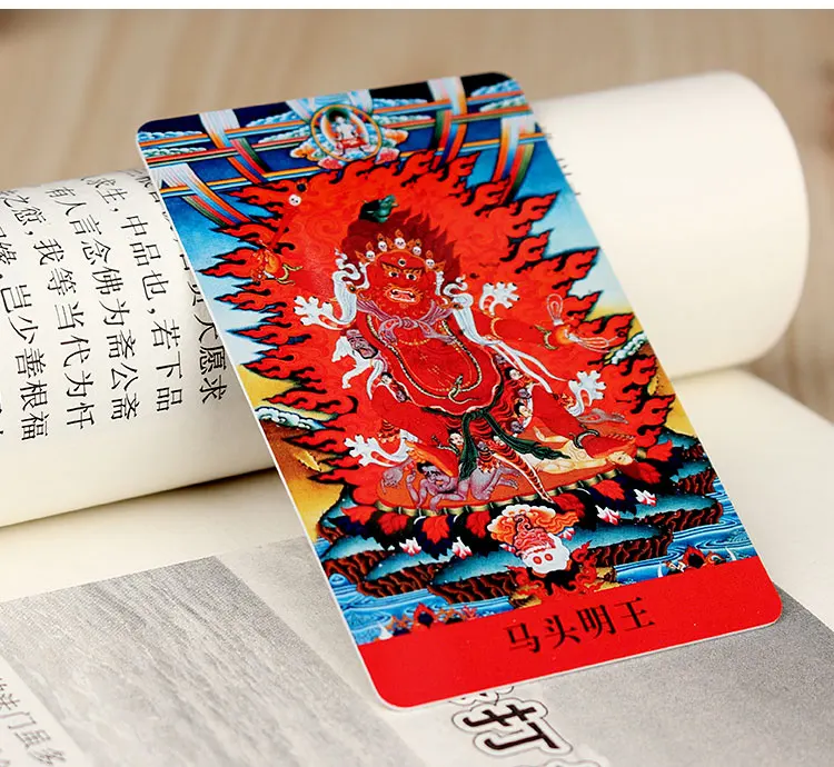 Тибетский буддизм Ma Ming Tou Wang статуя Будды Amulet карта Будды|Упаковка и стойки для