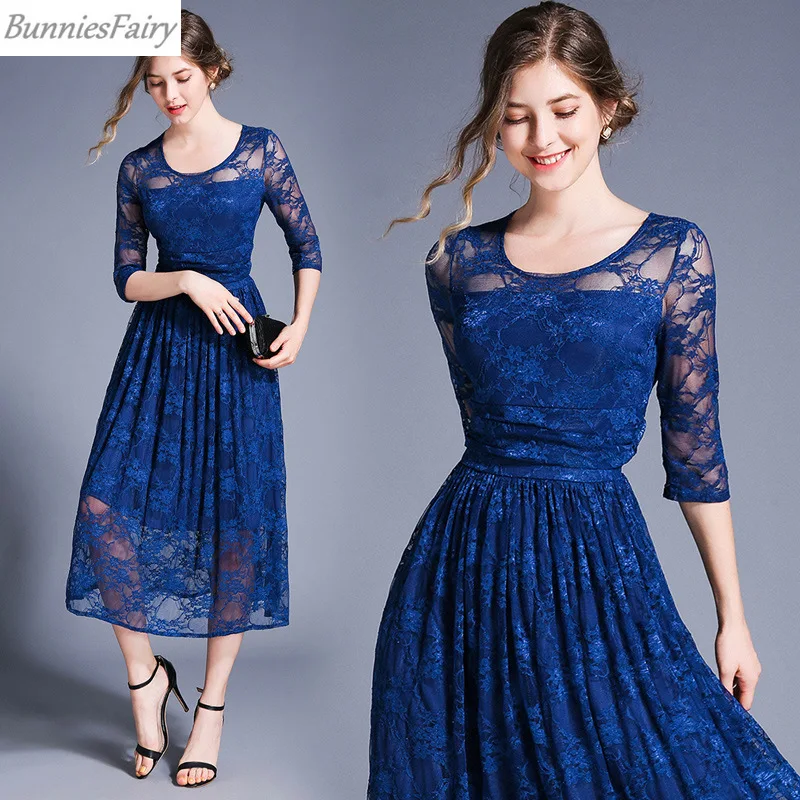 BunniesFairy 2019 осеннее женское элегантное вязанное крючком ажурное кружевное