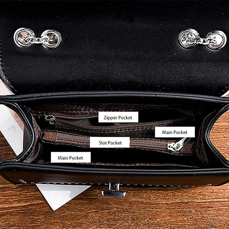 XUNMEI модная сумка на плечо с заклепками женская кожаная сумочка маленькая