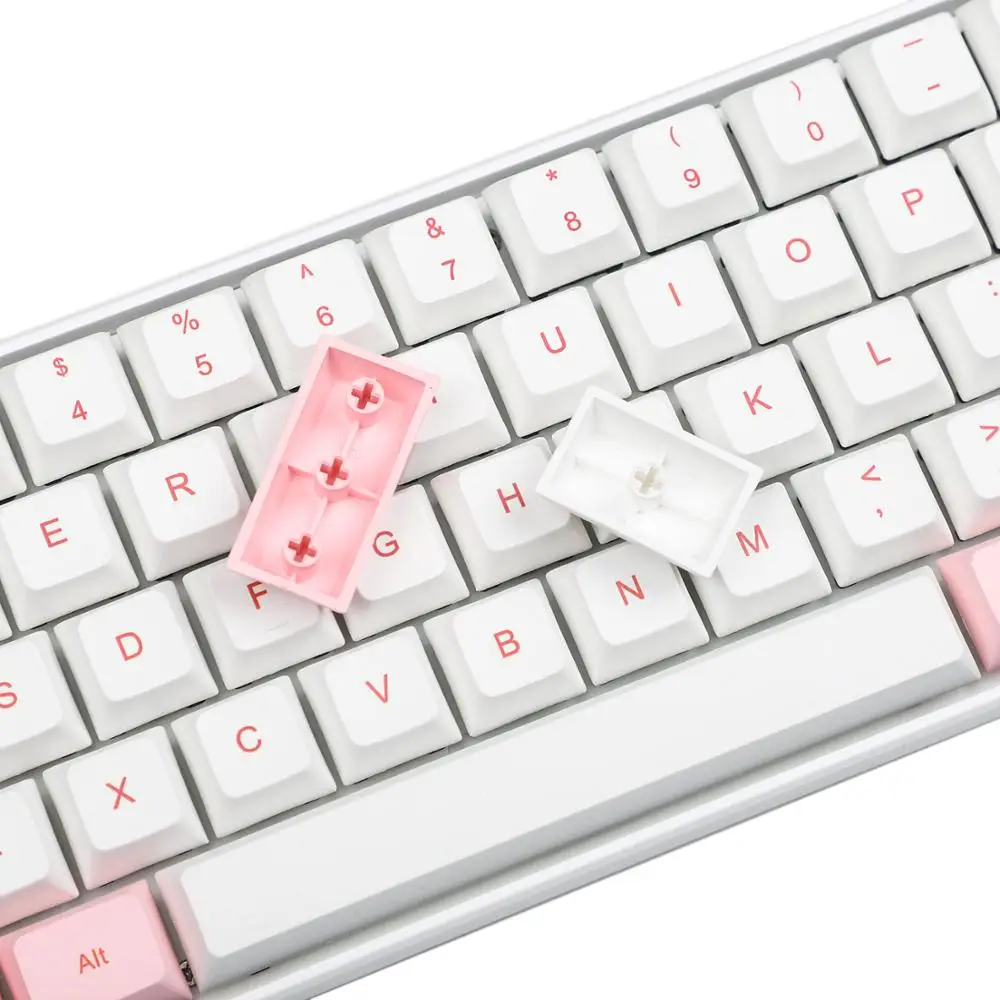 Black White SK61 Type-C Gateron optical switches Dye Sub Keycaps RGB backlight Mechanical Keyboard | Keyboards