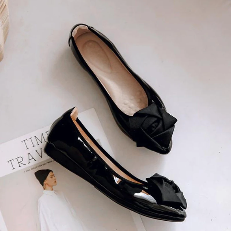 Женские летние туфли beyarneзаостренные на плоской подошве новинка 2019 лодочки с