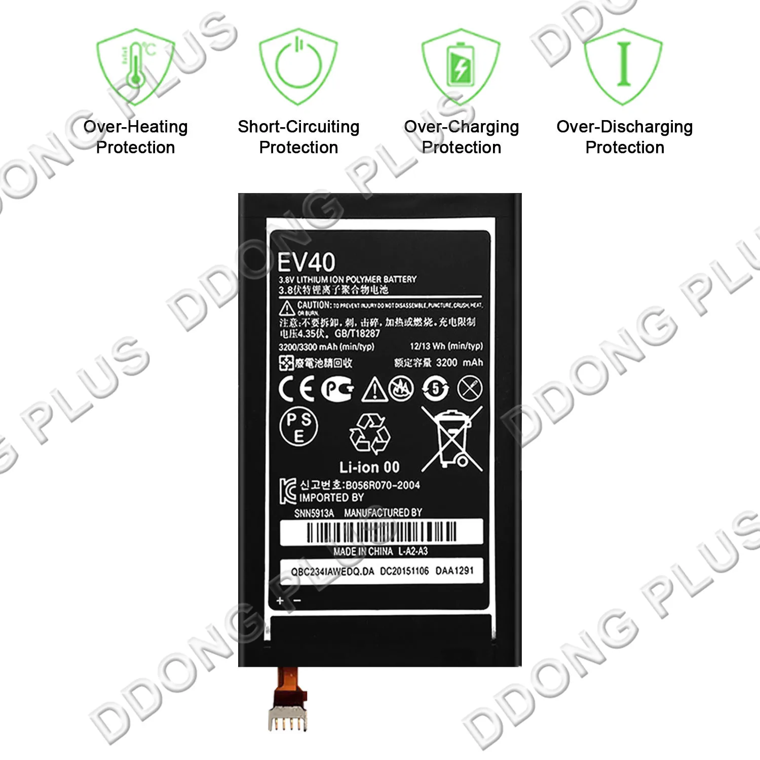 EV40 Battery For Motorola Droid Razr Maxx HD XT926M SNN5913A Replacement Repair Part | Mobile Phone Batteries