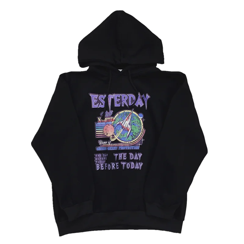 

Couple clothes Anime hoodies sweatshirts oversized crewneck Hoodies letter printing Sweatshirt women fashion clothes korean