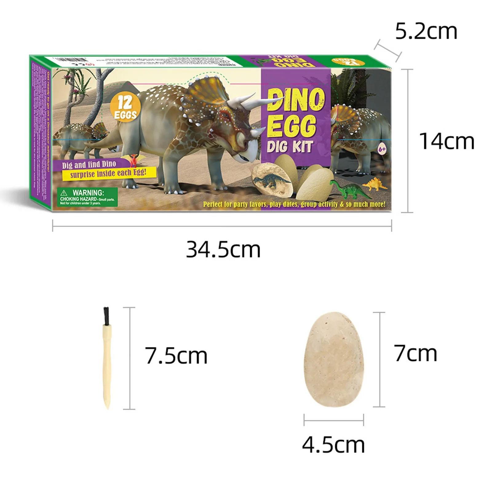

Children's Handmade Diy Educational Toy Fossil Archaeological Excavation Set DIY Assembly Model Toys for Children Kids Gifts Toy