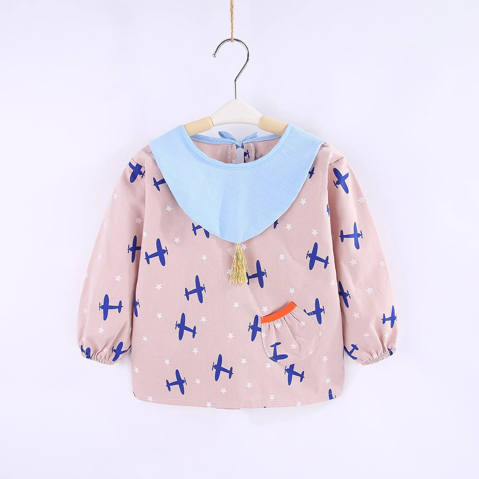 Детский хлопковый комбинезон на осень и зиму водонепроницаемый фартук для