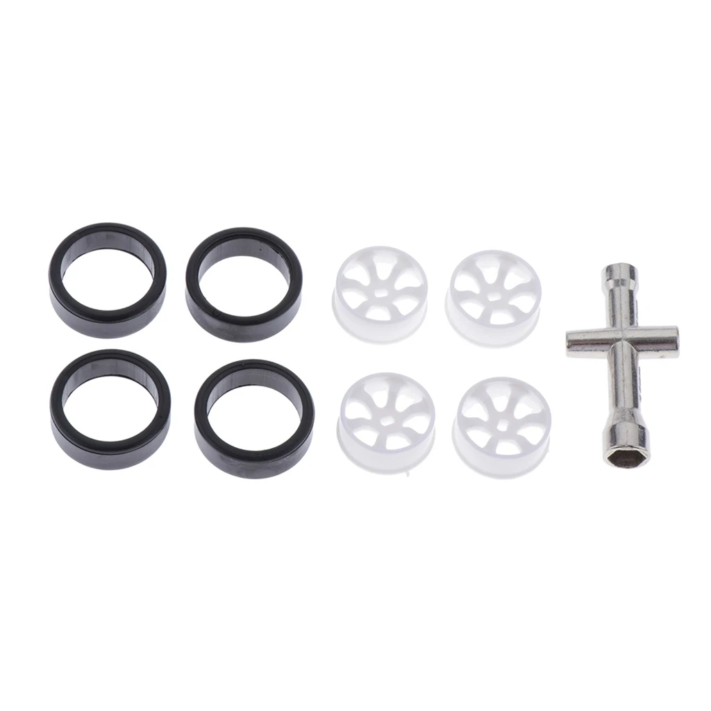 4x RC автомобильные шины и обода колеса крест гаечный ключ рукав DIY Accs для Wltoys