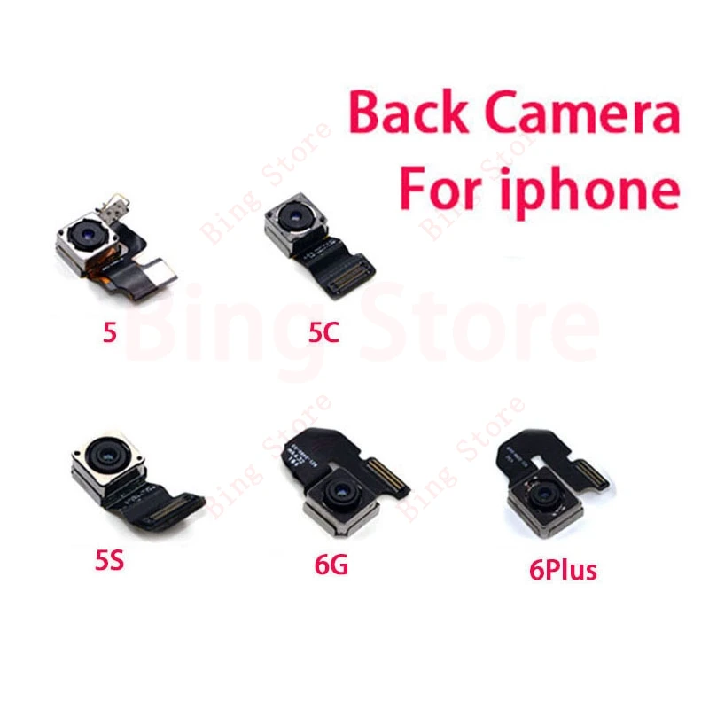Оригинальная основная задняя камера для iphone 5 5S 5C SE 6 6S Plus с гибким кабелем модель