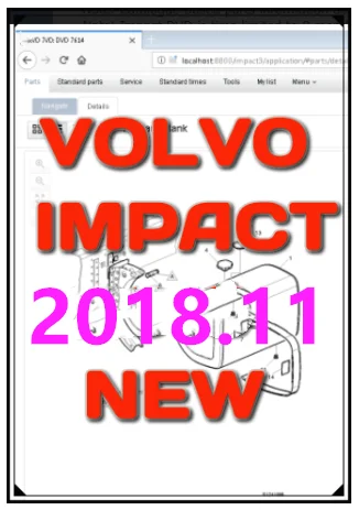 Hot Sell Lorry & Bus for Volvo Impact 2018.11 Version EPC Catalogue Information on Repair, Spare Parts, Diagnostics
