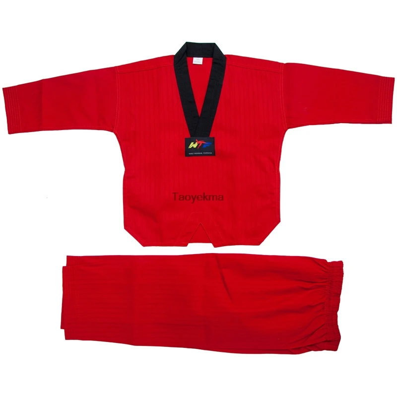 Униформа для девушек униформа тхэквондо добок взрослых детей мужчин женщин