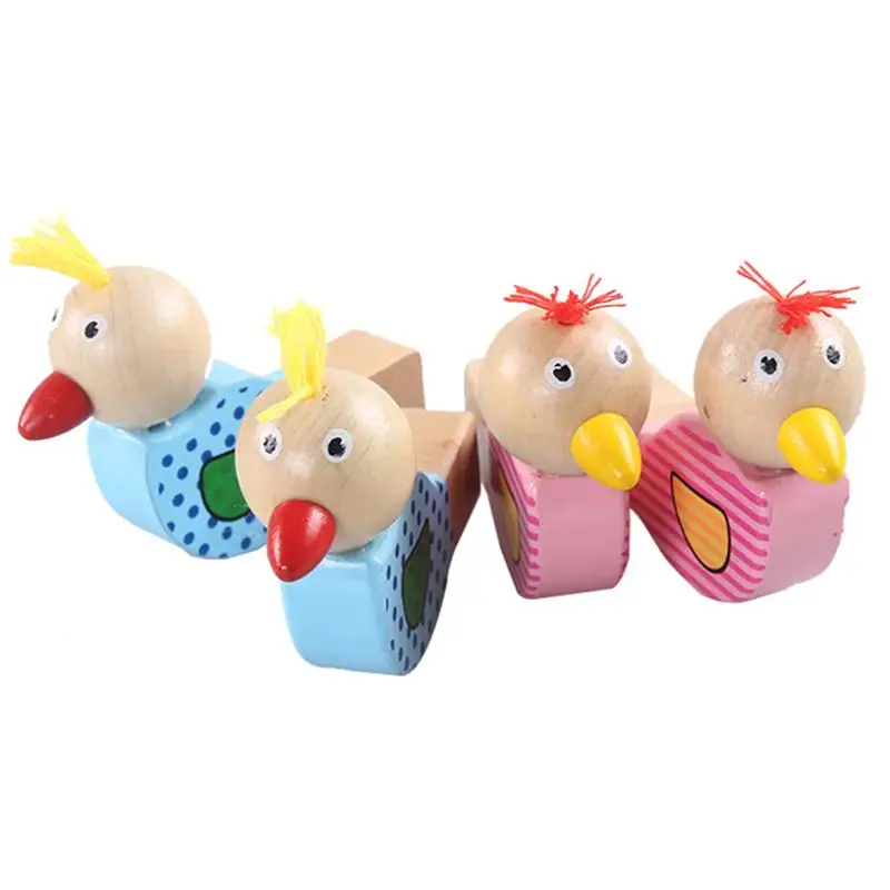 Bird Whistle Early Educational Creative Cartoon Animal Wooden Wind Instruments Musical Toy for Boys Girls | Спорт и развлечения