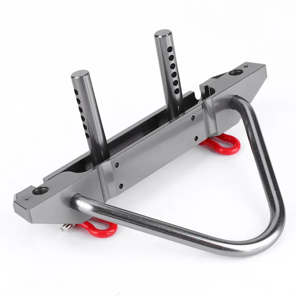 

Model Car Accessories Metal Front And Rear Bumper With Tire Bracket And Shackle For Axial Scx10 Scx10 II Model Climbing Car