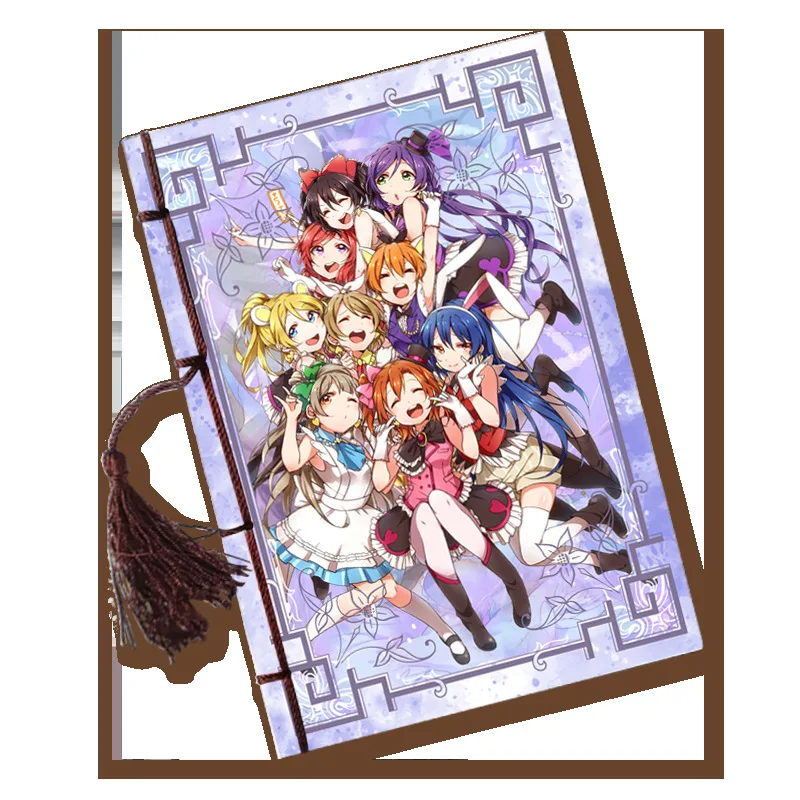 Love Live 1 шт. Аниме Наруто Миядзаки блокнот totoro дневник еженедельник блокнот аниме вокруг фанатов - Цвет: Love Live