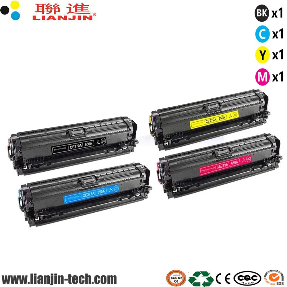 650A CE270A CE271A CE272A CE273A тонер картридж для hp color Laserjet предприятия CP5525 серии принтера CMYK