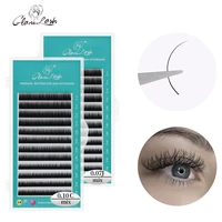 glamlash 12rowscase bottom lashes 567mm short individual natural mink eyelash extension lower under lash makeup