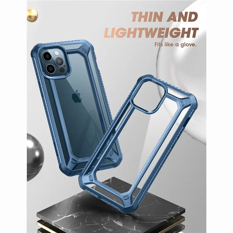 Для iPhone 12 Pro Max чехол 6 7 дюймов (2020 выпуска) SUPCASE UB EXO гибридный Прозрачный Бампер со