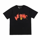 Футболка VLONE Мужскаяженская из натурального хлопка, брендовая уличная одежда в стиле Харадзюку, рубашка в стиле хип-хоп, с коротким рукавом, лето